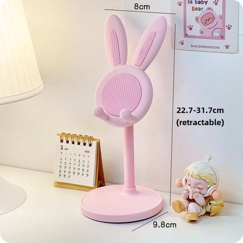 Adjustable Bunny Phone Holder Stand | Mobile Desktop Bracket for Students, Selfies, Live Streaming | Home & Office Accessories|Phone Accessories