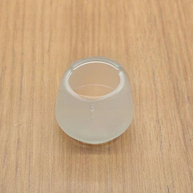 Transparent Non-slip Rubber Chair Leg Caps Thickened Floor Protectors Multi-size Furniture Feet Covers|Home & Living