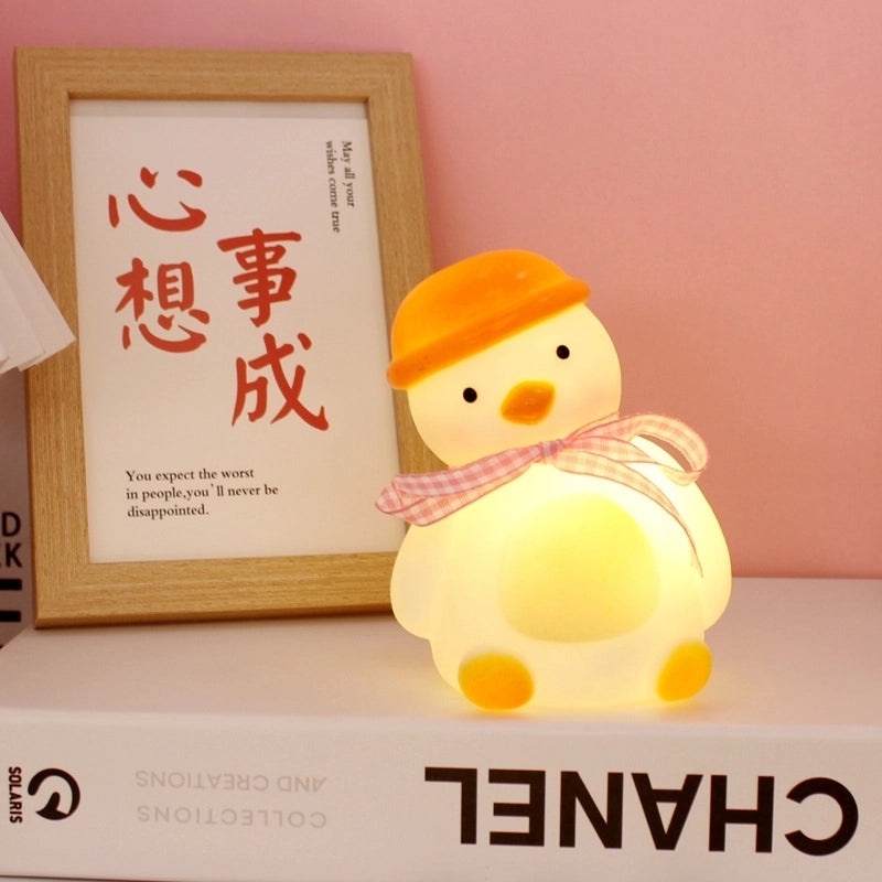 Adorable Bear and Duck Vinyl Night Lights for Indoor Birthday Decor|Home Decor Lighting