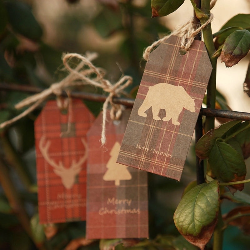 200 Vintage Style Christmas Tree and Elk Holiday Cards | Holiday Cards & Invitations