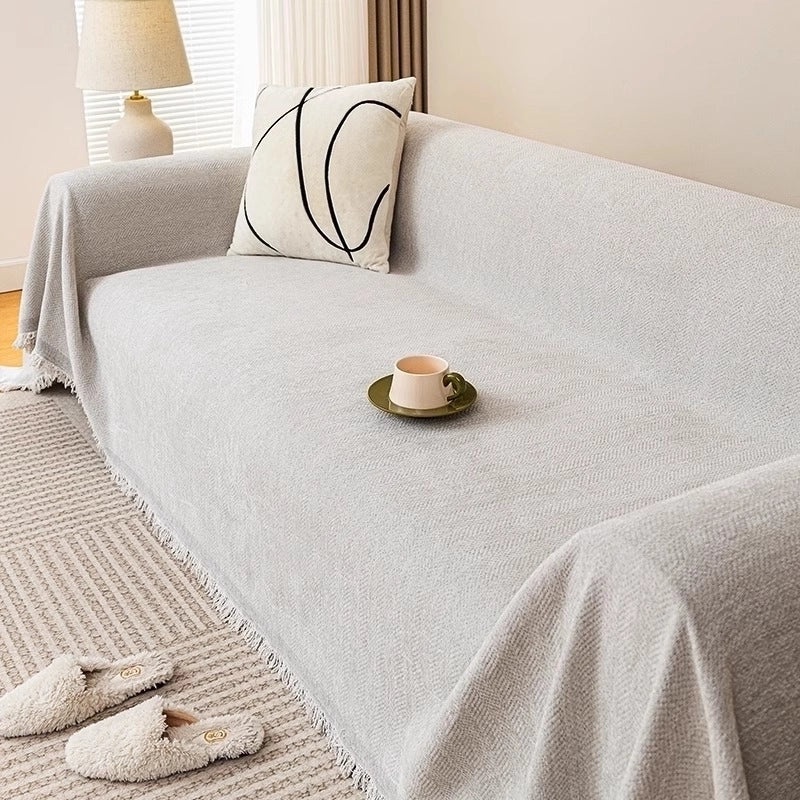 Autumn Winter Premium Herringbone Sofa Cover Blanket Universal All-Inclusive Sofa Towel Cloth|Home Textiles
