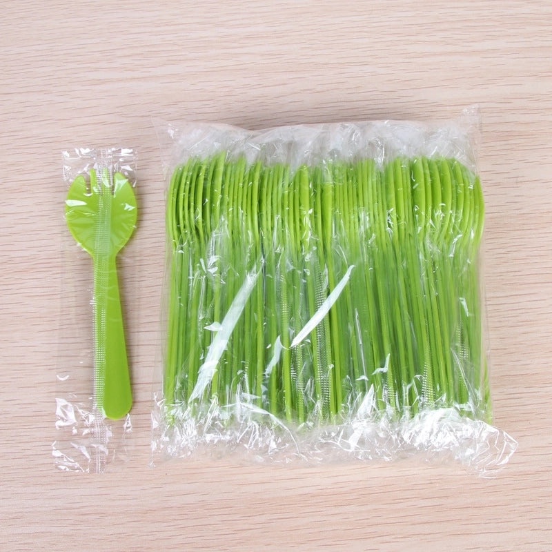 300 Pieces Solid Color Plastic Party Tableware for Kids Children's Day National Day Birthday | Party Supplies Tableware