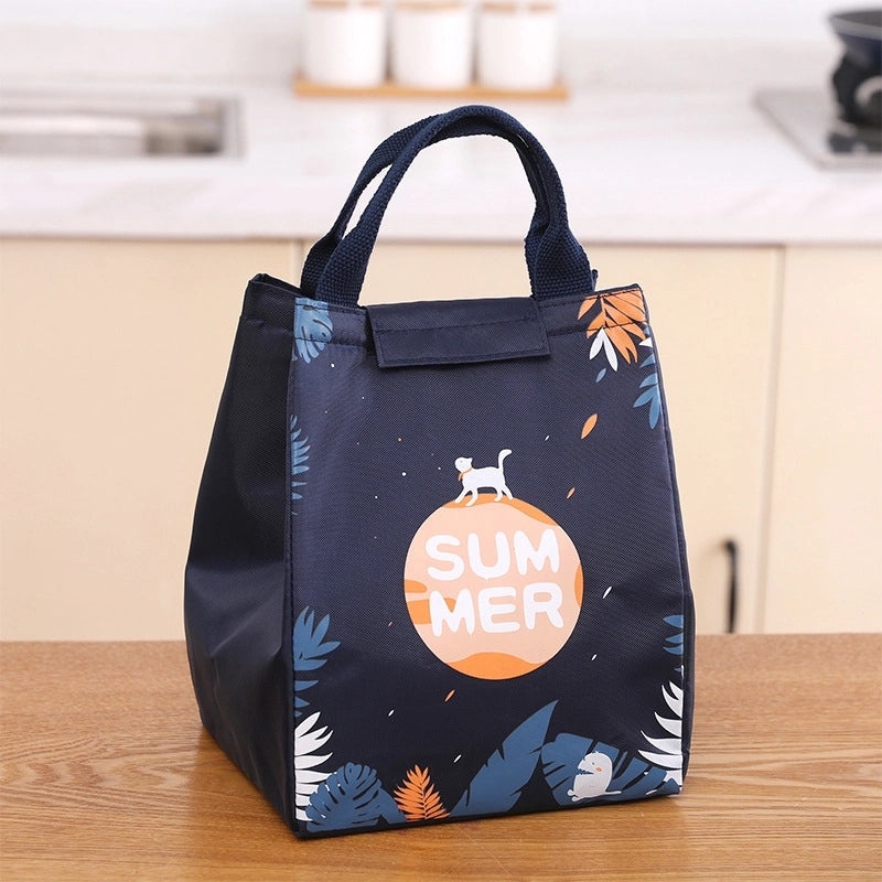 Adorable Cartoon Oxford Lunch Tote Bag|Lunch Bags & Coolers