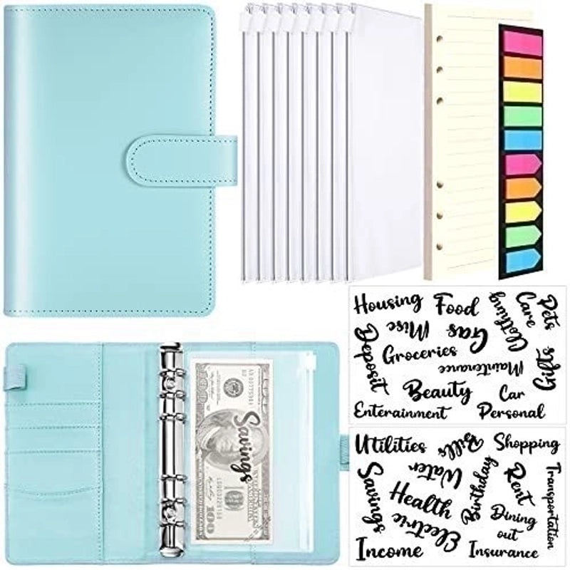 Colorful Macaron-Themed Loose-Leaf Budget Planner Sticker Set|Planner Accessories