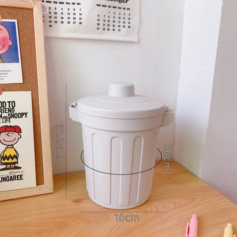 Creative Mini Desktop Trash Can Storage Box for Bedroom|Home & Office Storage