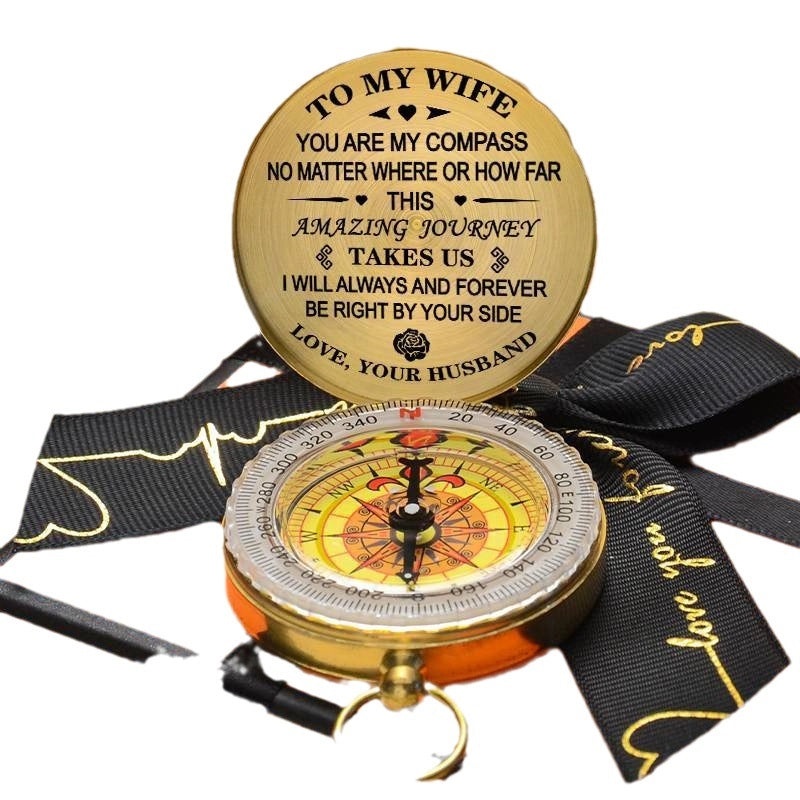 Dad To Son Inspirational Compass Multifunctional Outdoor Mountaineering Gift | Outdoor Gear & Accessories