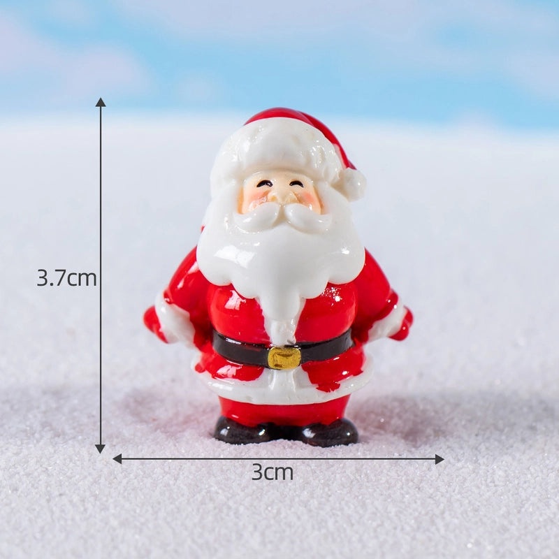 Creative Mini Santa Snowman Crystal Ball Ornaments for Desktop Decoration | Home Decor Accessories