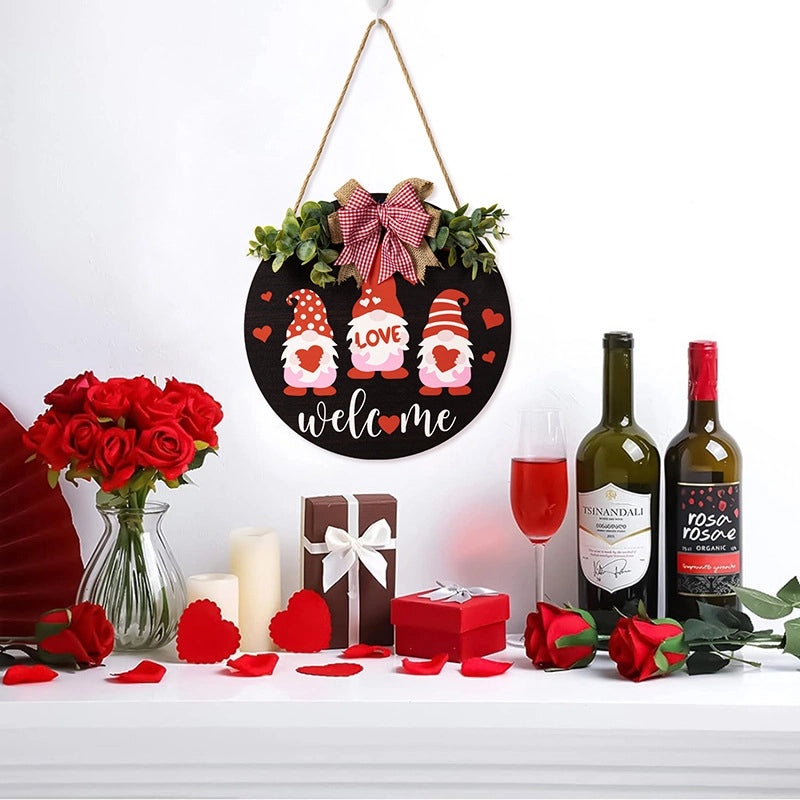 Mother's Day Heart Letter Hanging Ornament PVC Plywood Party Decoration 1 Piece|Home Decor