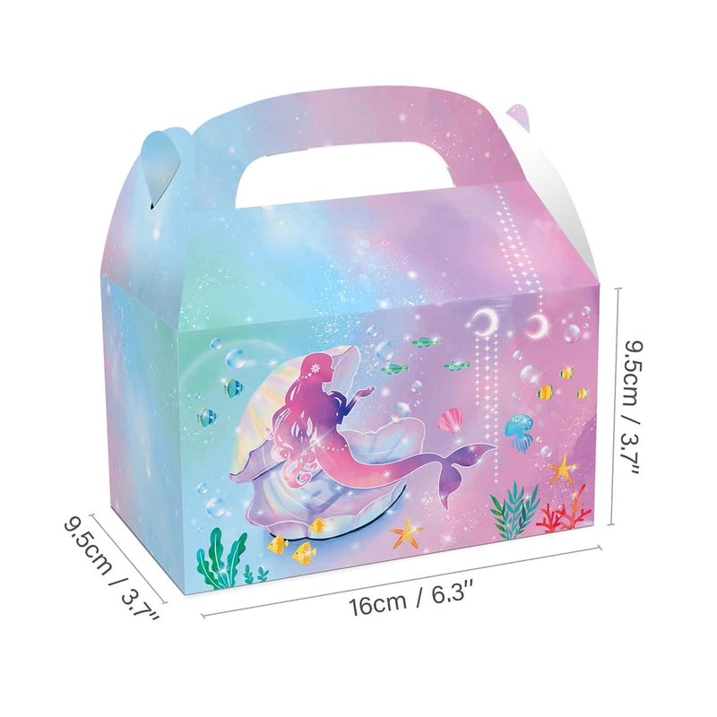 Adorable Mermaid-Themed Paper Gift Bags for Party Wrapping | Party Supplies & Gift Wrapping