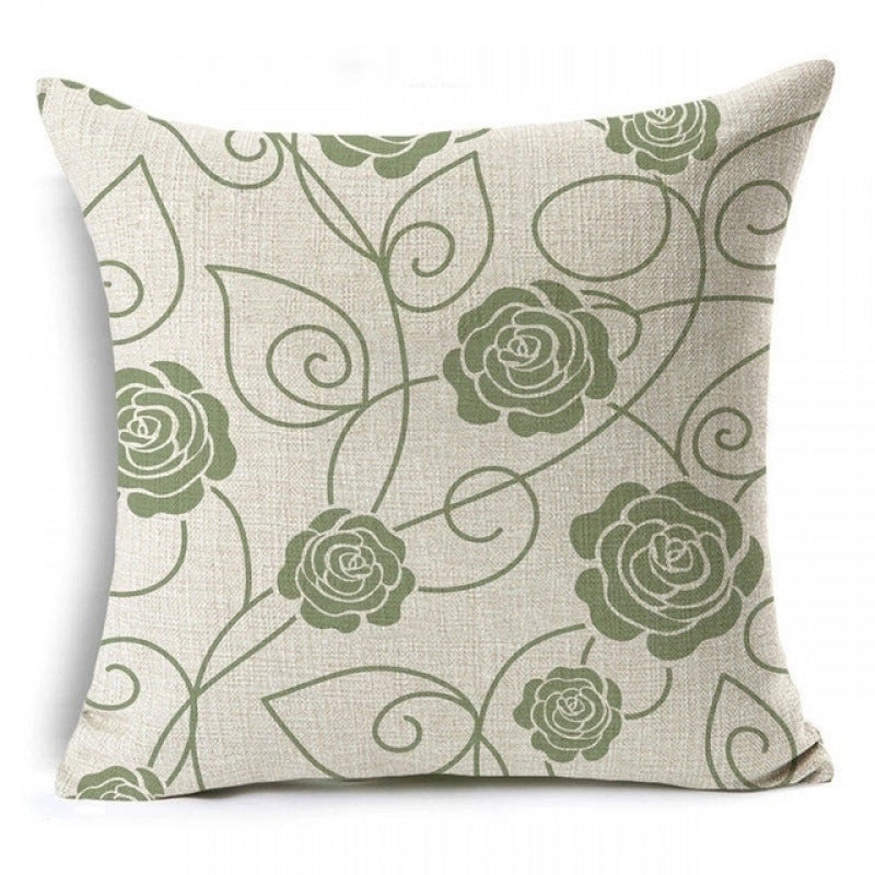 Tropical Leaf Linen Pillow Covers|Home Decor Pillows