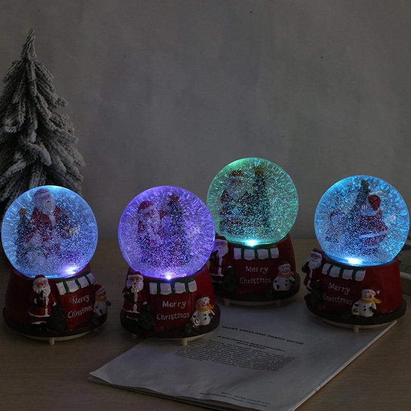 Luminous Crystal Music Ball Christmas Ornament Birthday Holiday Room Decoration | Home Decor