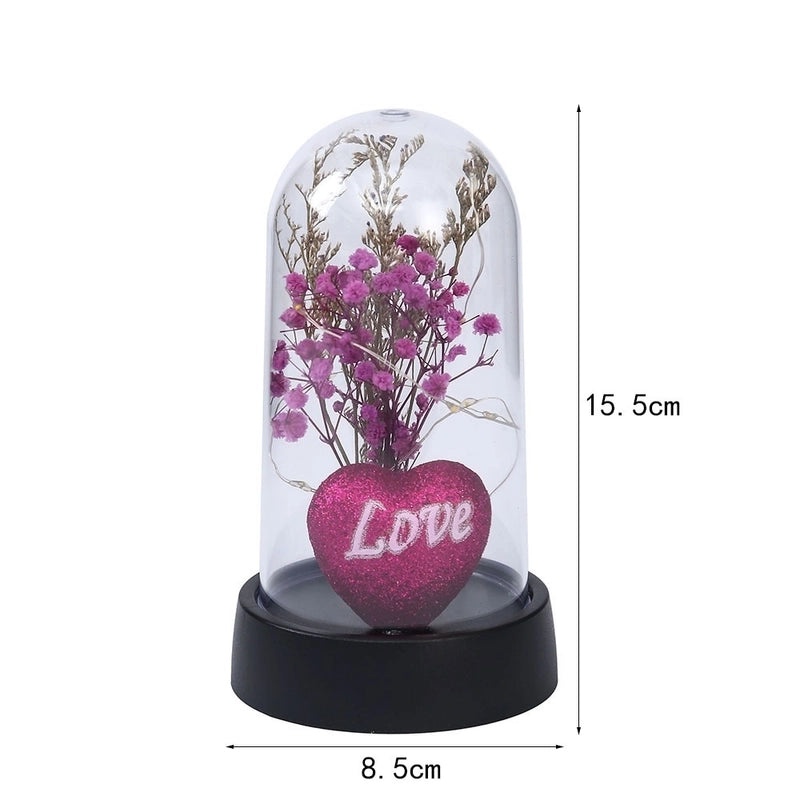 Romantic Heart-Shaped Pastoral Plastic Decor for Indoor Home | Home Decor