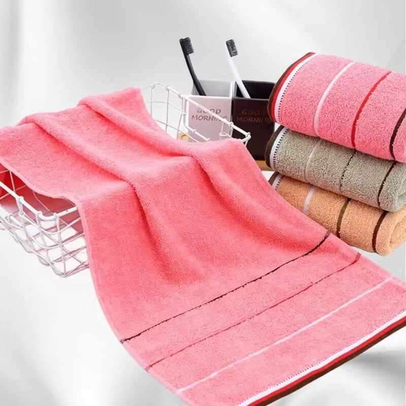 Gaoyang Thick Soft Dark Cotton Towel for Adults, Absorbent Household Stall Use | Home & Living Textiles