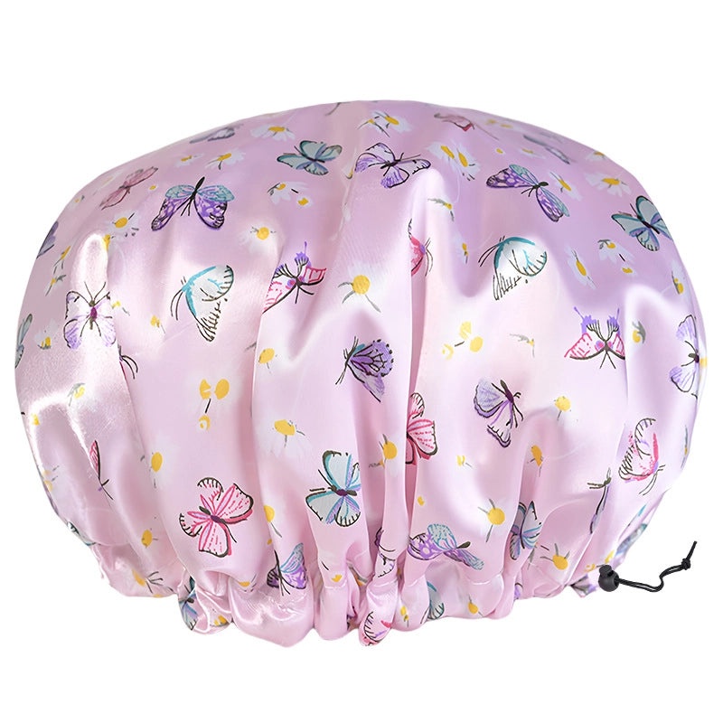 Adorable Fruit Patterned PE Shower Cap for Women|Shower Caps & Hair Care Accessories