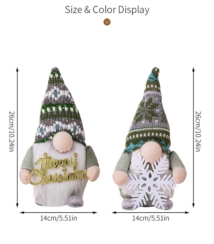 Cute Christmas Snowflake Ornaments Cartoon Style Polyester Family Festival Decorations|Holiday Ornaments