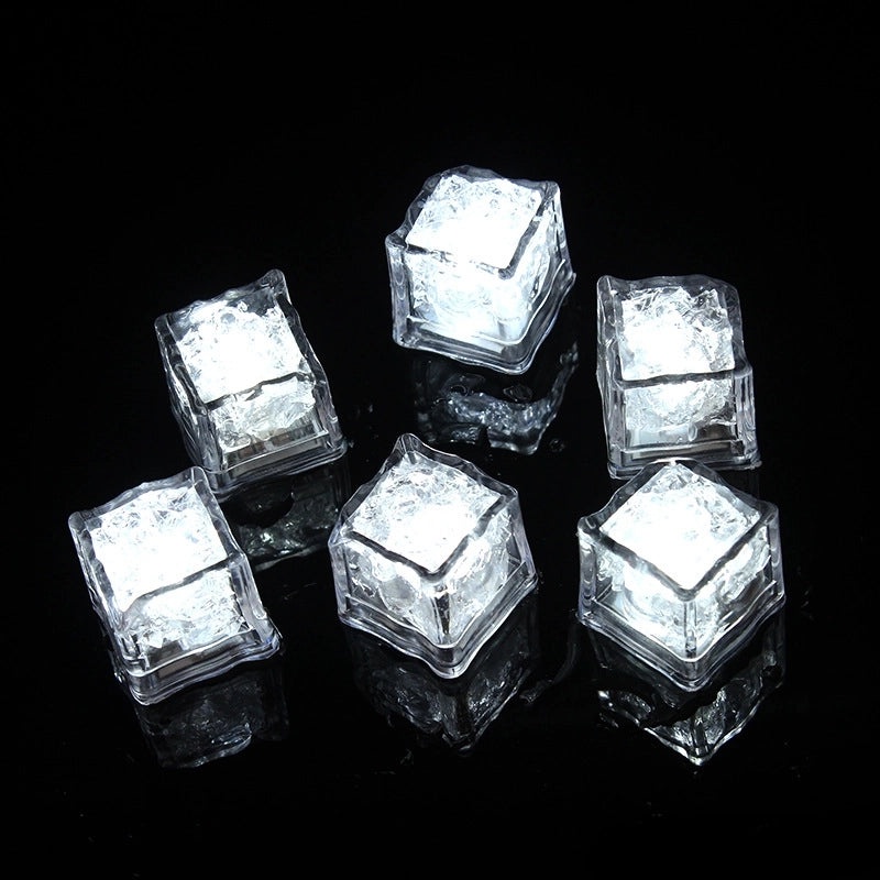 Luminous Ice Cube LED Night Light Colorful Touch Sensor Glowing Water Flashing Lamp|Home Decor Lighting