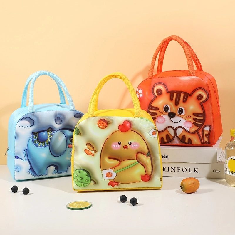 Cute Cartoon Insulated Lunch Bag for Kids | Kids Lunch Bags & Boxes