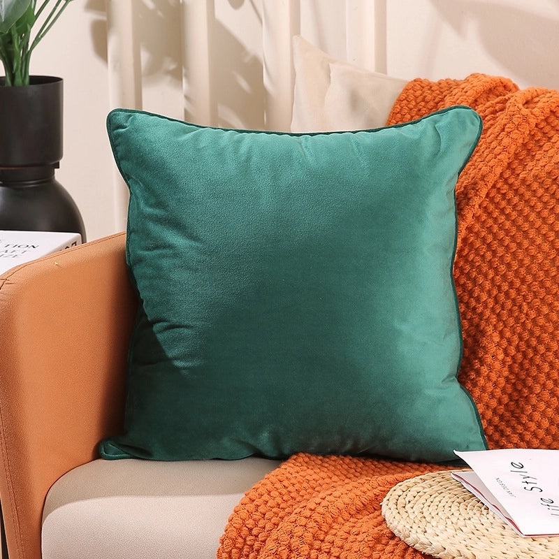 Chinoiserie Style Soft Velvet Pillow Covers|Home Decor Cushions