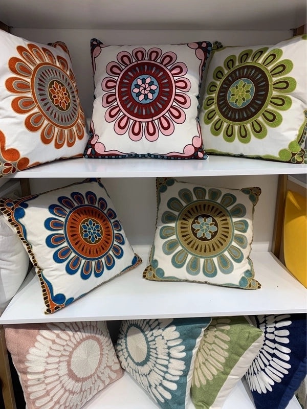 Tropical Floral Cotton Pillow Covers for Vacation Vibes|Home Decor & Bedding