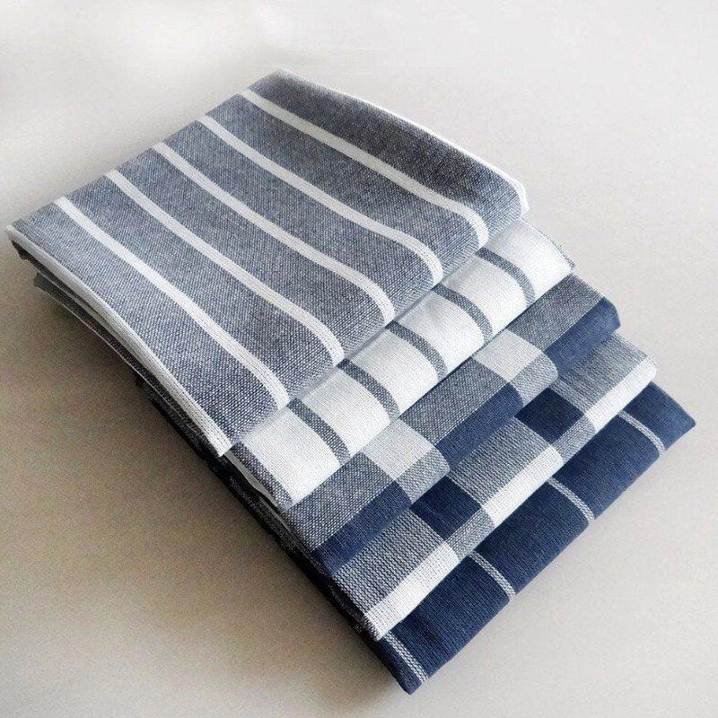 Mediterranean Blue Kitchen Tea Towel Decorative Napkin for Home and Dining|Kitchen Textiles