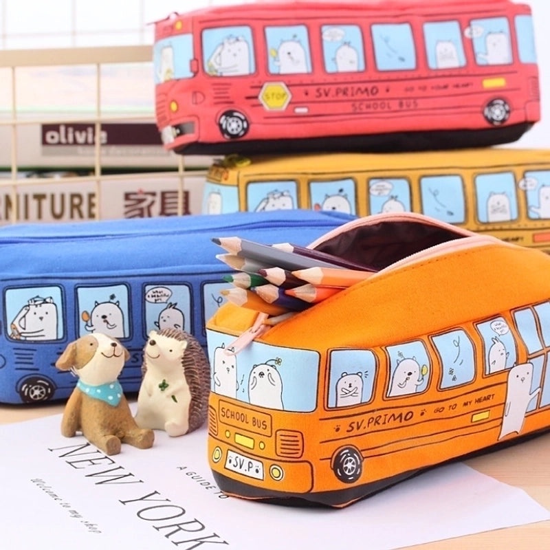 Cute Car Canvas Backpack for Learning|Backpacks & School Bags