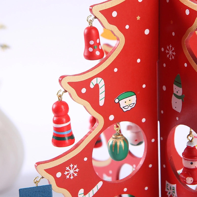 Minimalist Wooden Christmas Tree Decorative Ornament for Holiday Home Decor|Holiday Decorations