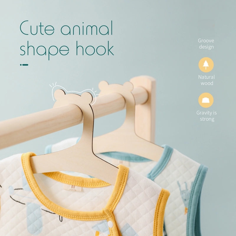 Wooden Bear Pendant for Kids | Creative Children's Room Decor | DIY Home Hanging Ornament | Kids Wear Accessory | Kids Room Decoration|Home Decor