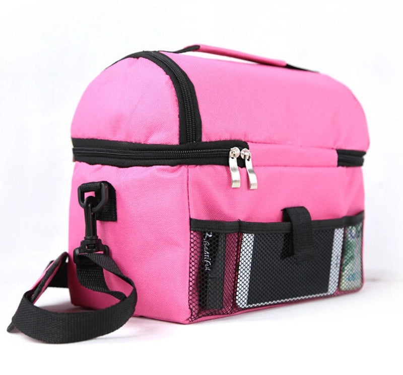 Insulated Double-layer Large Capacity Picnic Bag with Durable Zipper|Outdoor & Picnic Accessories