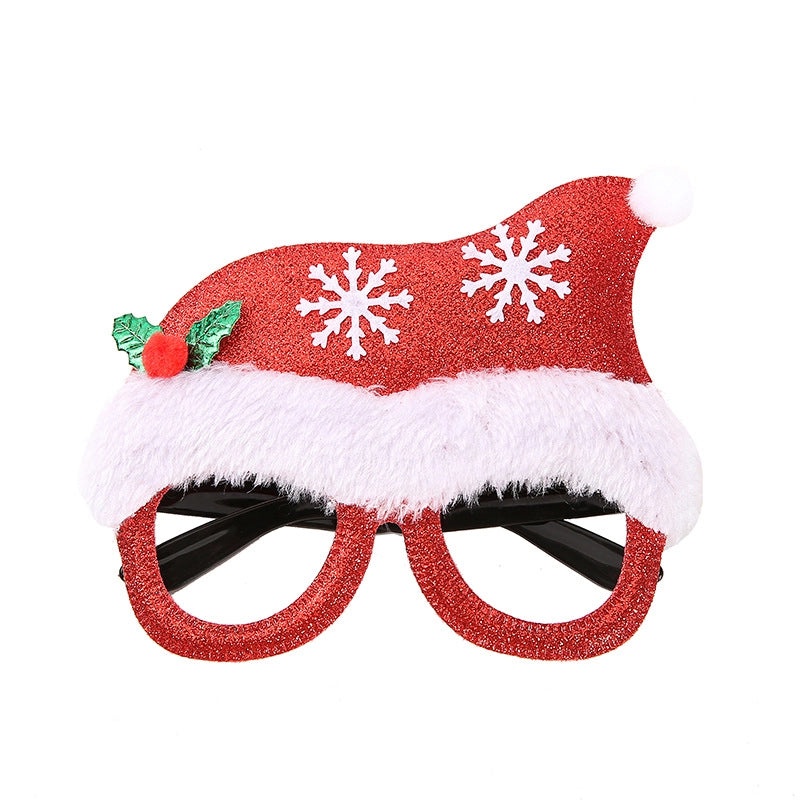 Festive Santa Claus Glasses Hairband for Christmas Halloween Valentine's Day Party|Accessories & Party Supplies