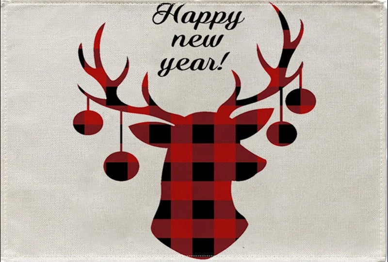 Vintage Cotton Linen Christmas Tree Letter Decoration|Home & Garden > Holiday Decor > Christmas Decorations