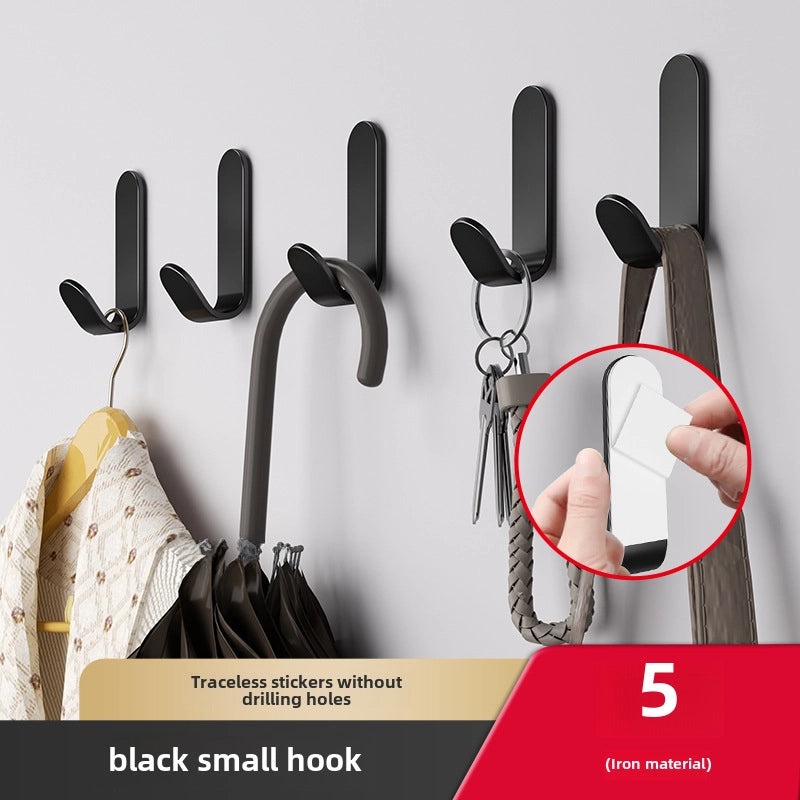 Strong Adhesive Hook Punch-Free Wall Mount Seamless Hanging Hook for Bathroom Kitchen Door | Home Storage & Organization