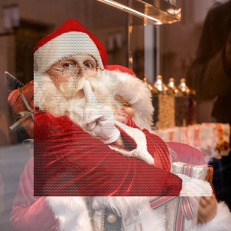 Christmas Santa Claus PVC Wall Decal for Home Decor|Holiday Decorations