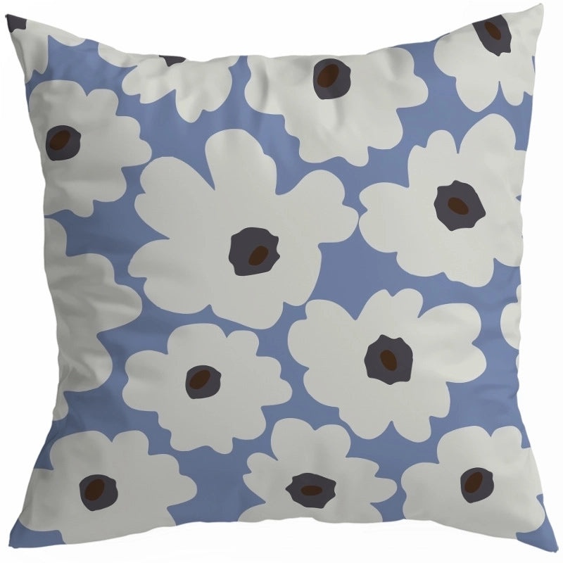 Artistic Geometric Color Block Modern Peach Skin Pillow Covers|Home Decor Pillows