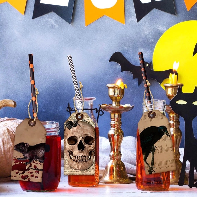 Halloween Crow Spider Skull Hanging Ornaments for Party Decor|Home Decor