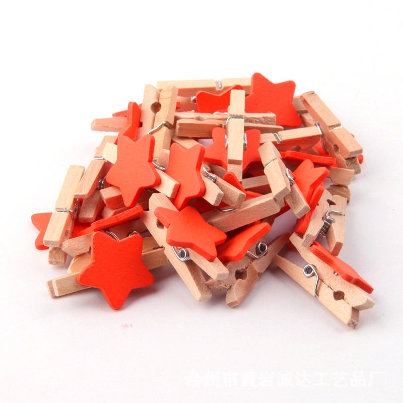 200 Pcs Wood Earrings Mix Star Heart Flower Shapes Minimalist Classic Casual Style|Jewelry & Accessories