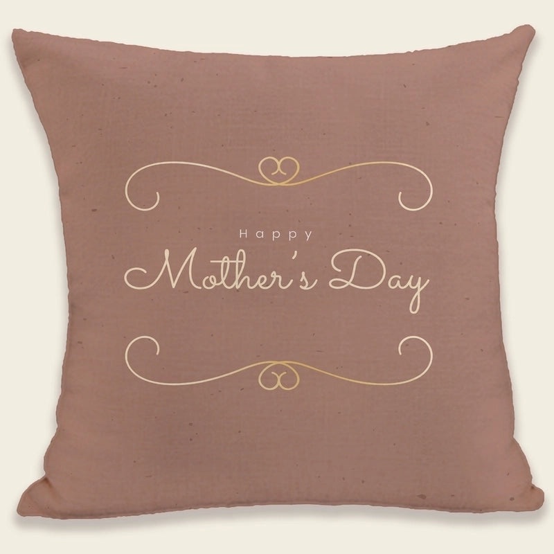 Mama Letter Plush Pillow Cases Minimalist Classic Style Soft Cushion Covers|Home Decor Pillows