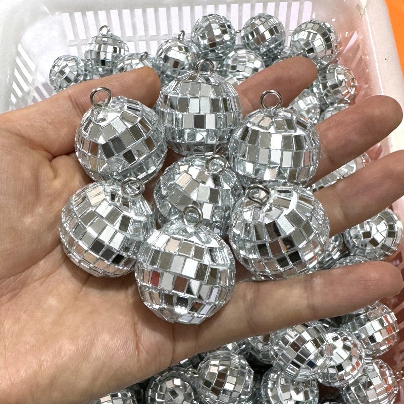 Festive Christmas Glass Ornament Iron Decoration|Holiday Home Decor