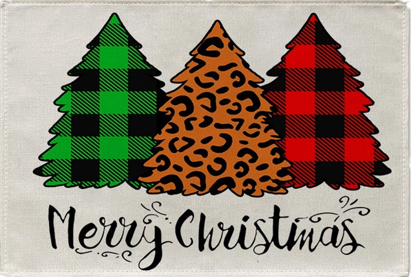 Vintage Cotton Linen Christmas Tree Letter Decoration|Home & Garden > Holiday Decor > Christmas Decorations