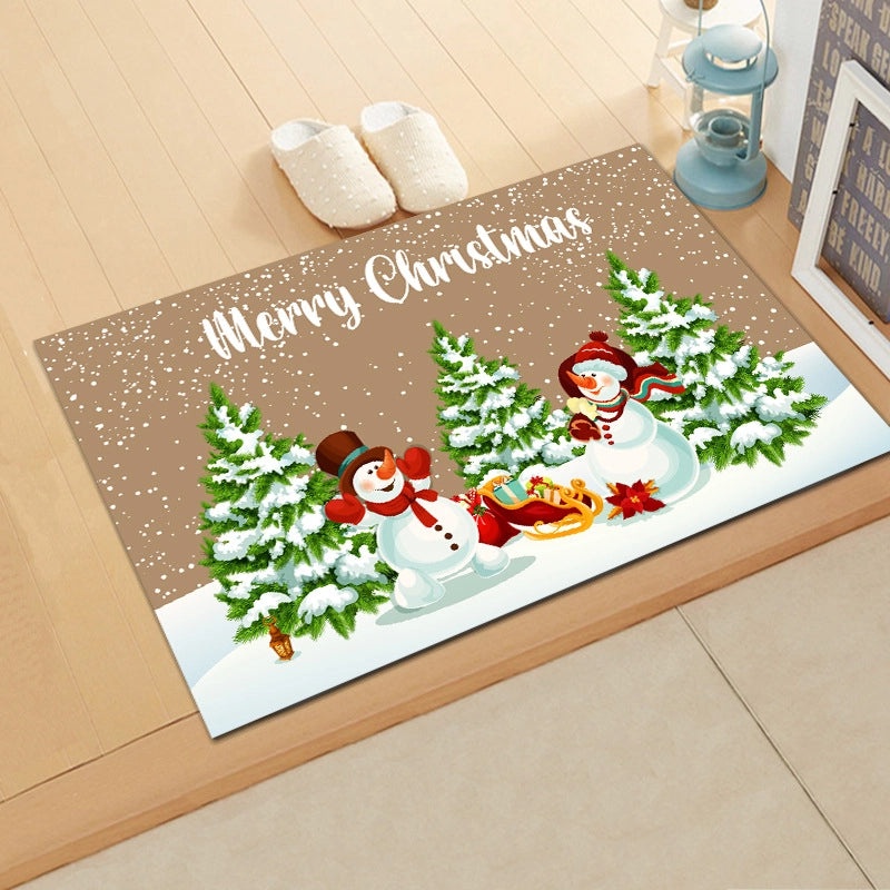 Beach Theme Cartoon Polyester Floor Mat|Home Decor Accessories