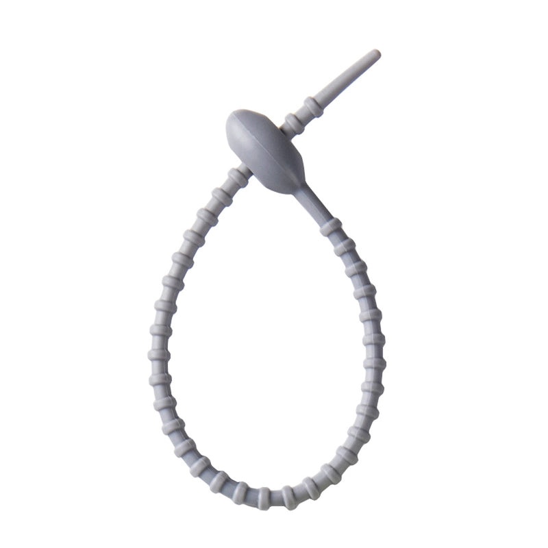 210mm Silicone Tadpole Cable Tie Organizer Keychain Pendant for DIY Jewelry Bags Lanyards|Accessories & Organizers