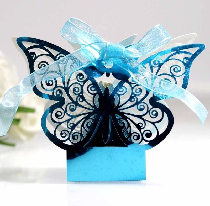 Iridescent Bow Knot Gift Bags 210g for Wedding Banquet|Gift Bags & Packaging