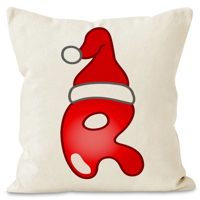 Nordic Christmas Pillow Covers Cute Modern Santa Hat Linen Polyester Sofa Cushion Cases|Home Decor Pillows