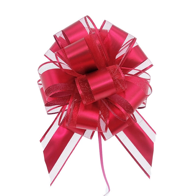 Large Matte Metal Color Ball Flower for Christmas Gift Packaging | Christmas Decorations