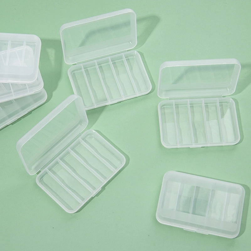 Transparent Small Plastic Jewelry Storage Box for Fish Hooks and Earplugs|Jewelry Storage Containers