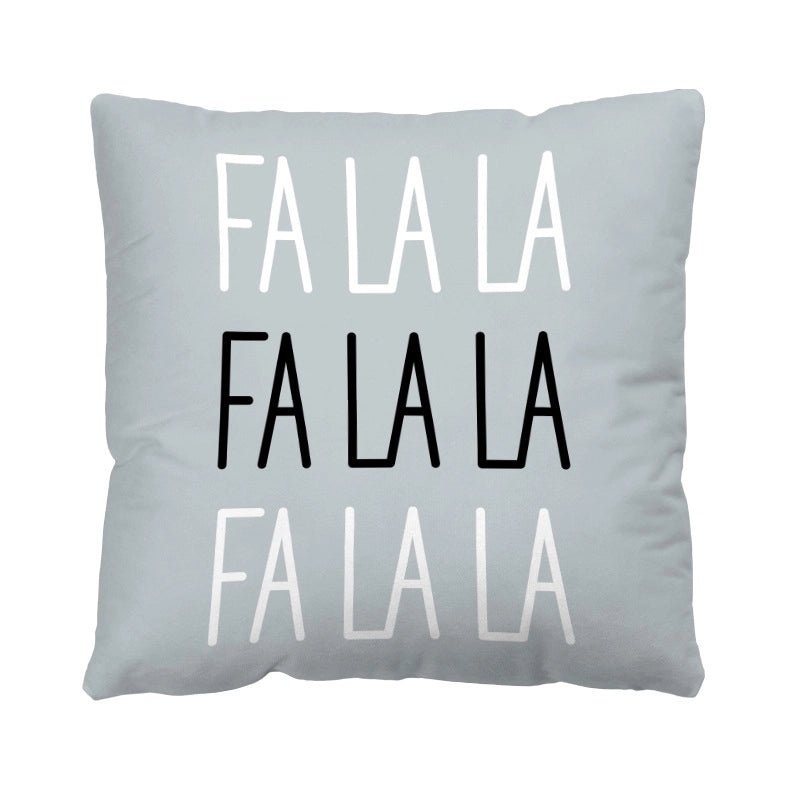 Plush Letter Print Short Pillow Covers for Casual Vacation Decor|Home Decor & Bedding