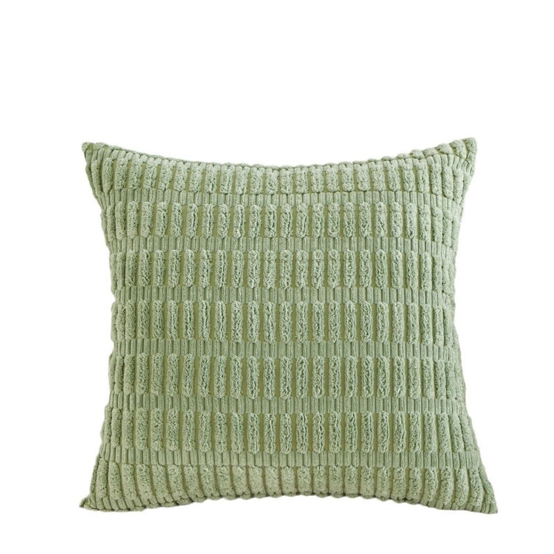 Minimalist Casual Stripe Plush Cotton Throw Pillow|Home Decor Pillows
