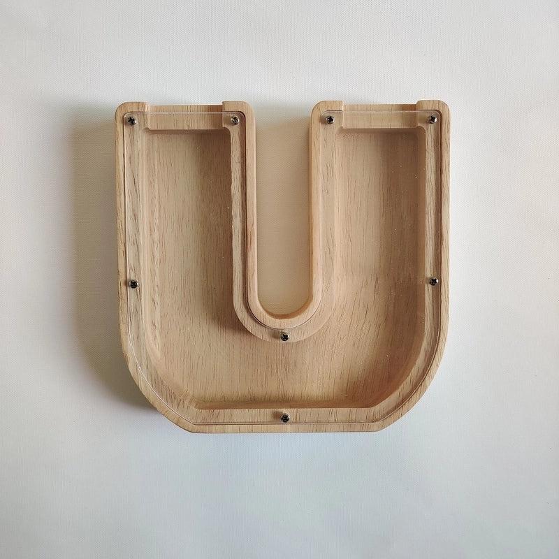 Oak Letter Glass Pendant for Halloween Christmas Easter Casual Wear|Jewelry & Accessories