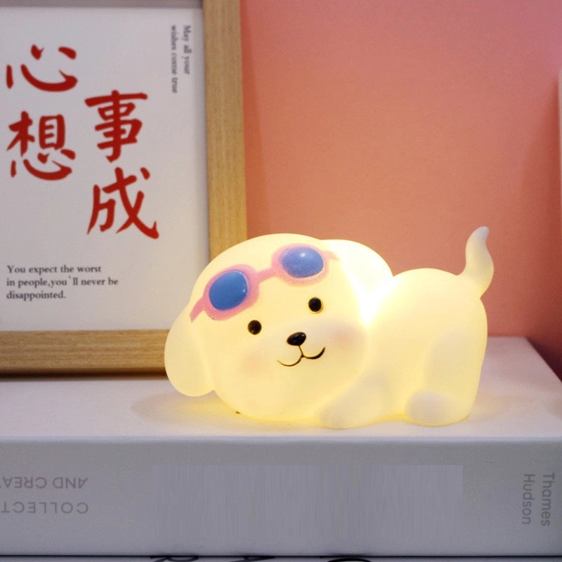 Adorable Bear and Duck Vinyl Night Lights for Indoor Birthday Decor|Home Decor Lighting