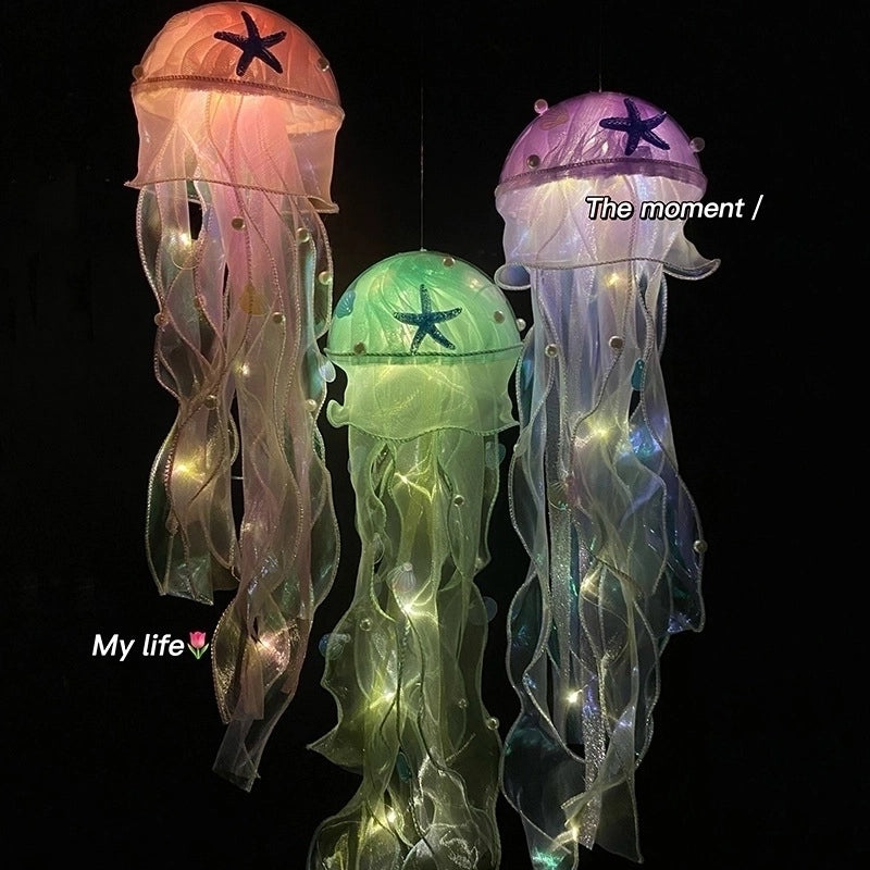 Cute Jellyfish Acrylic Night Light for Indoor Party Decor|Home Decor Lighting