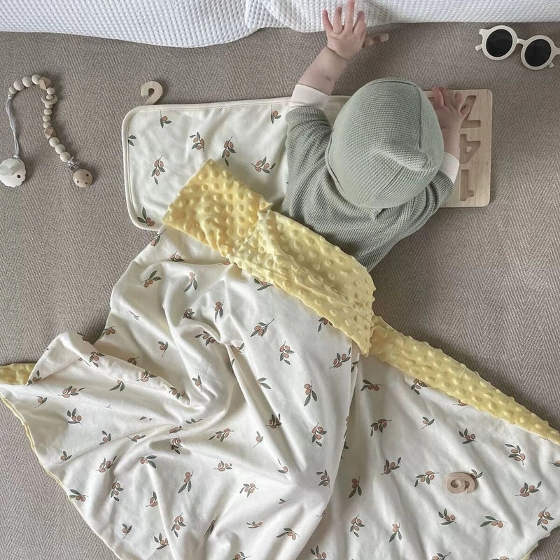 Cozy Bear-Themed Cotton Blanket for Adults and Kids|Home Textiles and Bedding